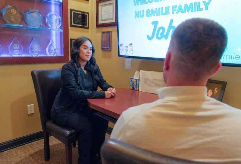 patient's first visit to Nu Smile Roseville Dental