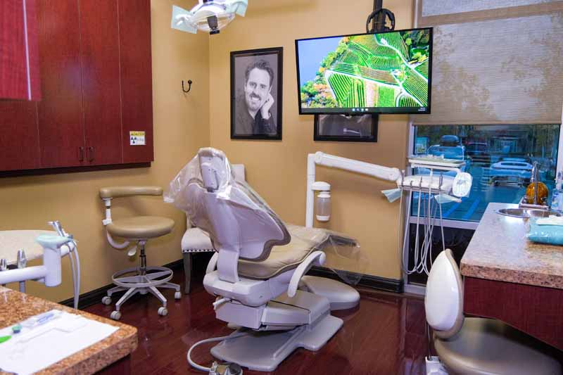 inside dental operatory at Nu Smile Roseville Dental